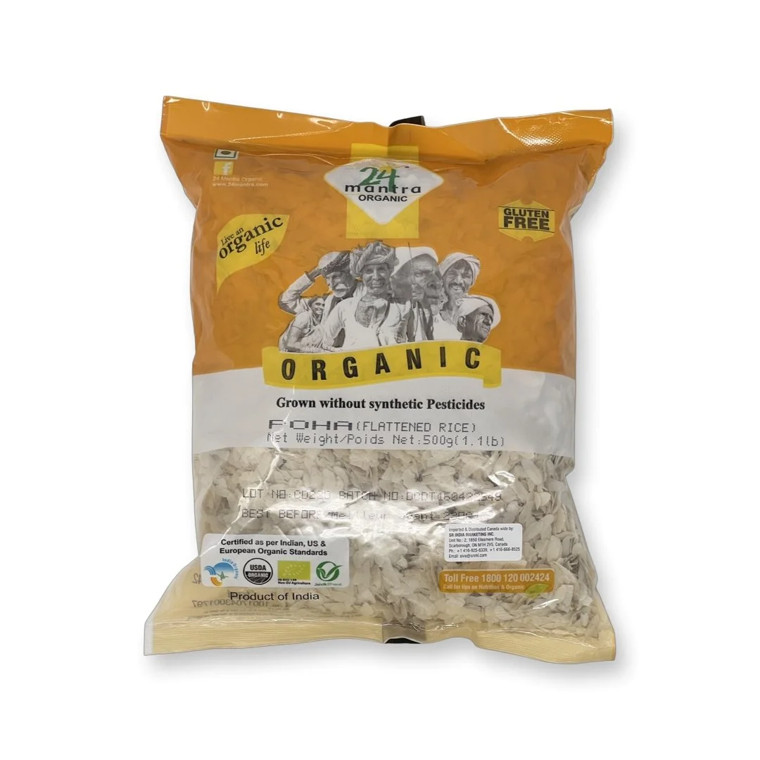 24 24 Mantra Organic Poha (Flattened Rice) 500g 500g